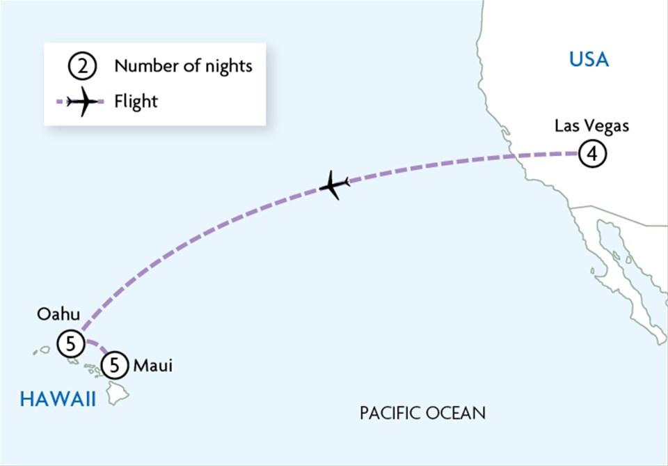 Fun in the Sun Las Vegas & Hawaii Touring with Trailfinders