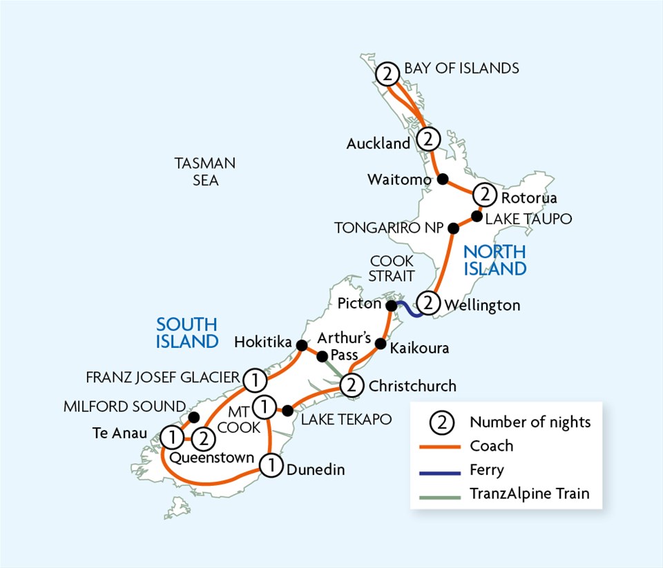 New Zealand Wonderland Touring with Trailfinders