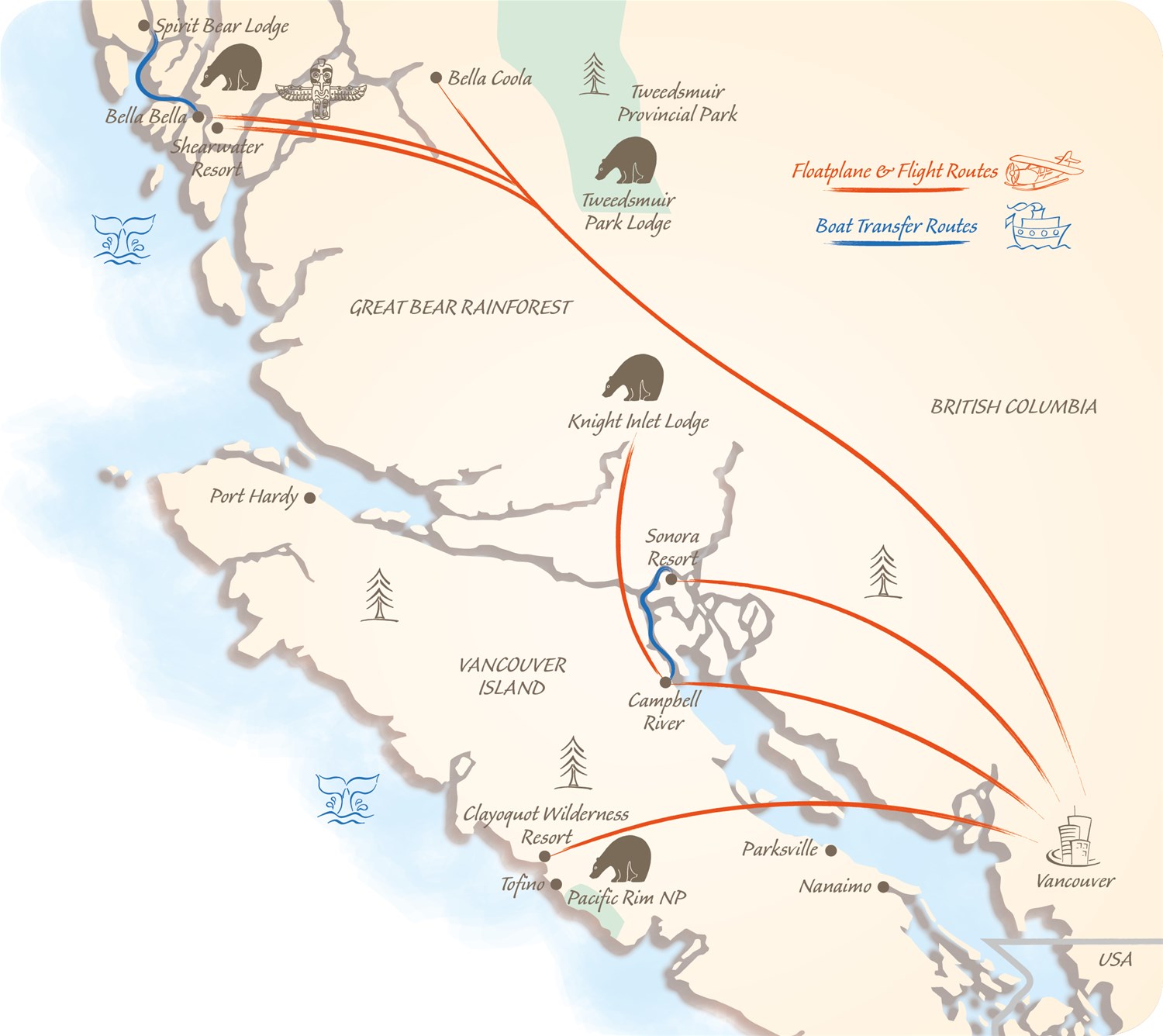 Wilderness & Wildlife Resorts in Western Canada | Trailfinders