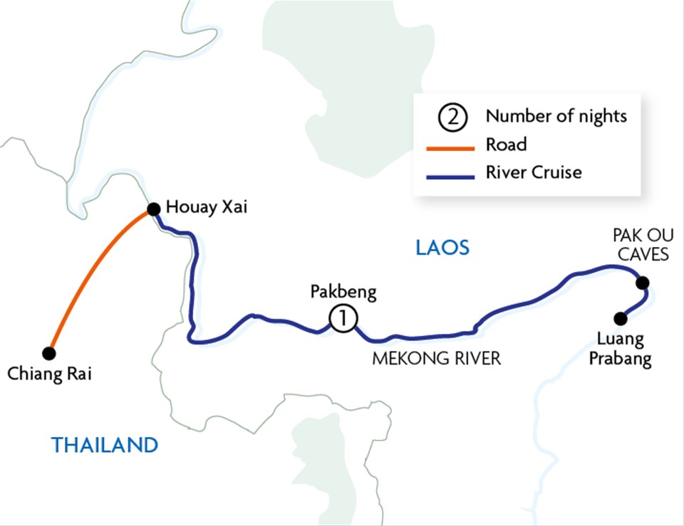 map of itinerary