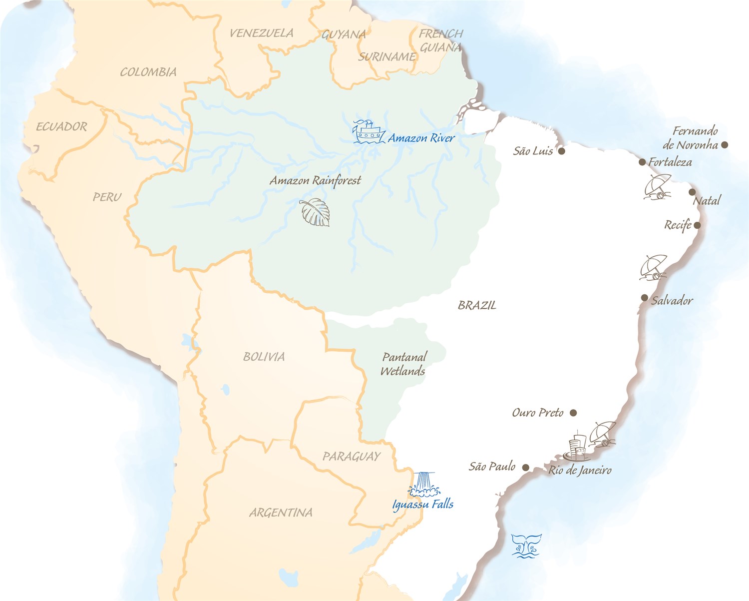 Brazil map