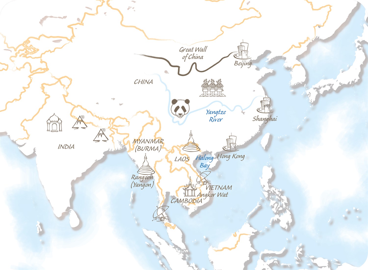 South East Asia map