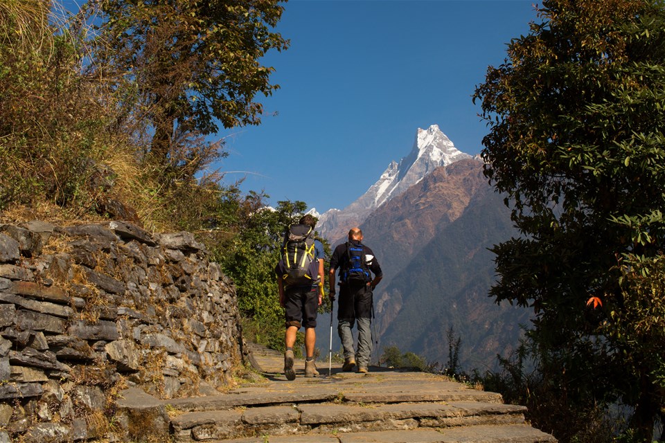 Overnight hike around Pokhara