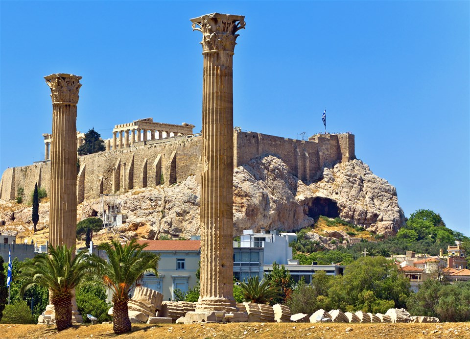 London to Ancient Italy and Athens by Train