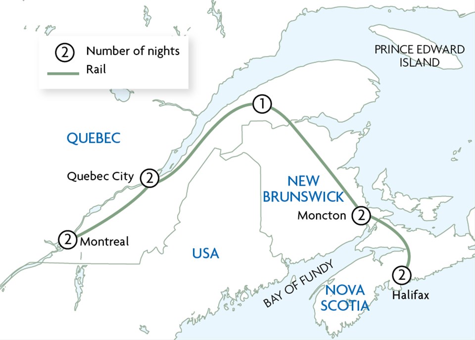 Quebec to the Maritimes Voyage by Rail | Trailfinders Ireland