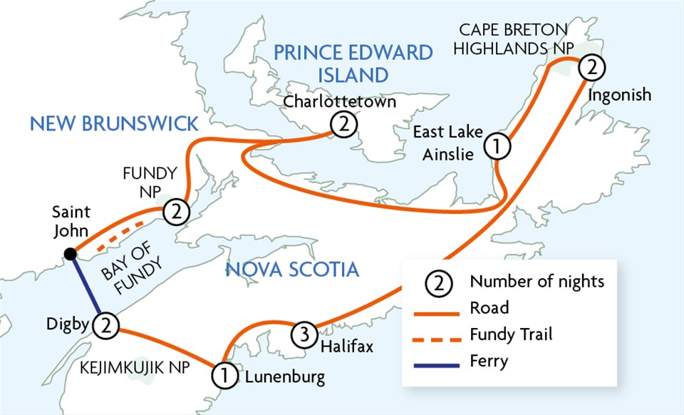 Maritimes Trails & Whales - Motorhome Holiday