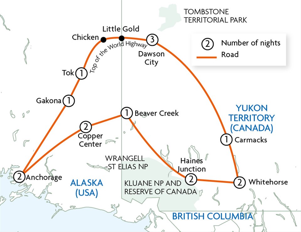 Alaska & Yukon's Golden Frontiers - Motorhome Holiday Alaska & Yukon's Golden Frontiers - Motorhome Holiday