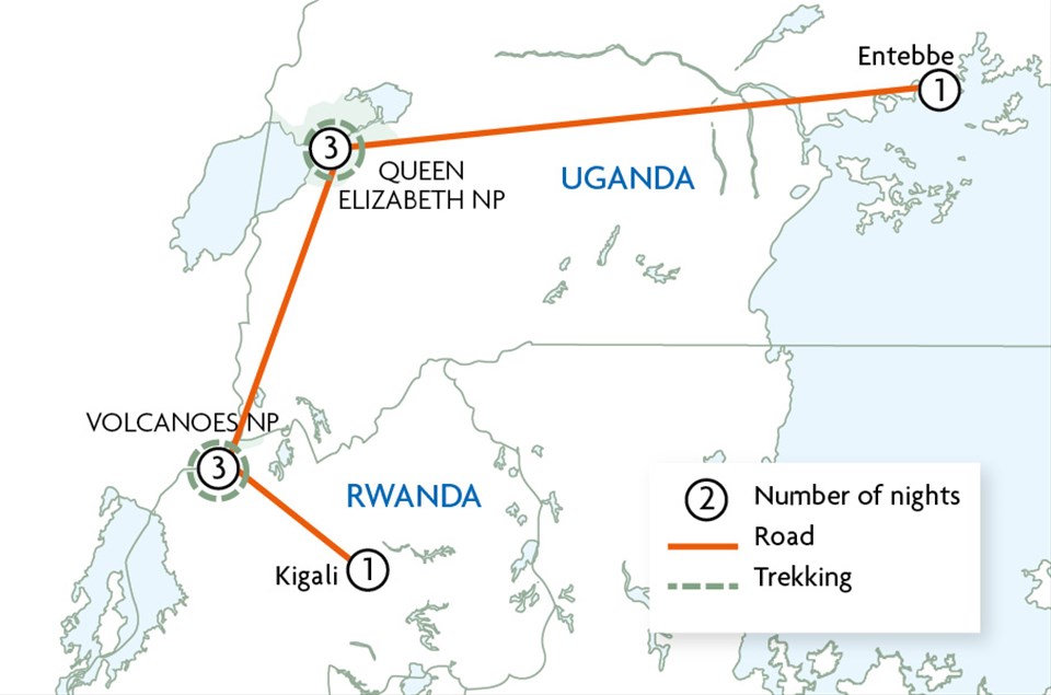 Rwanda & Uganda Gorilla Discovery