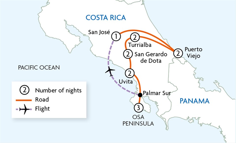 Costa Rica Coast to Coast Tour | Trailfinders