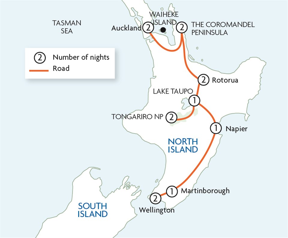 North Island Highlights North Island Highlights
