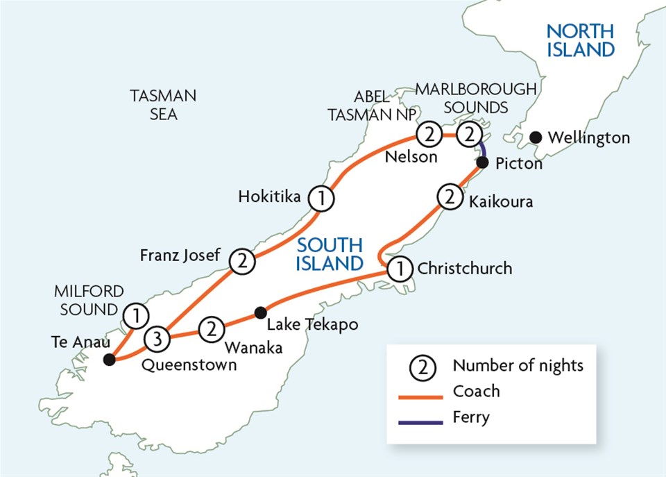 South Island Highlights South Island Highlights