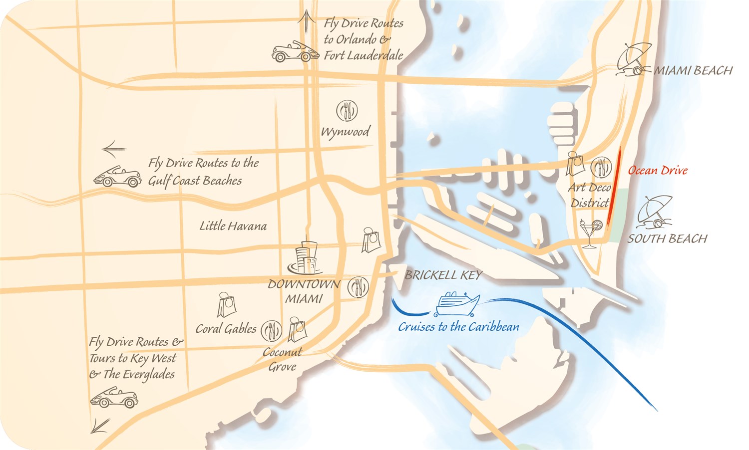 Miami map