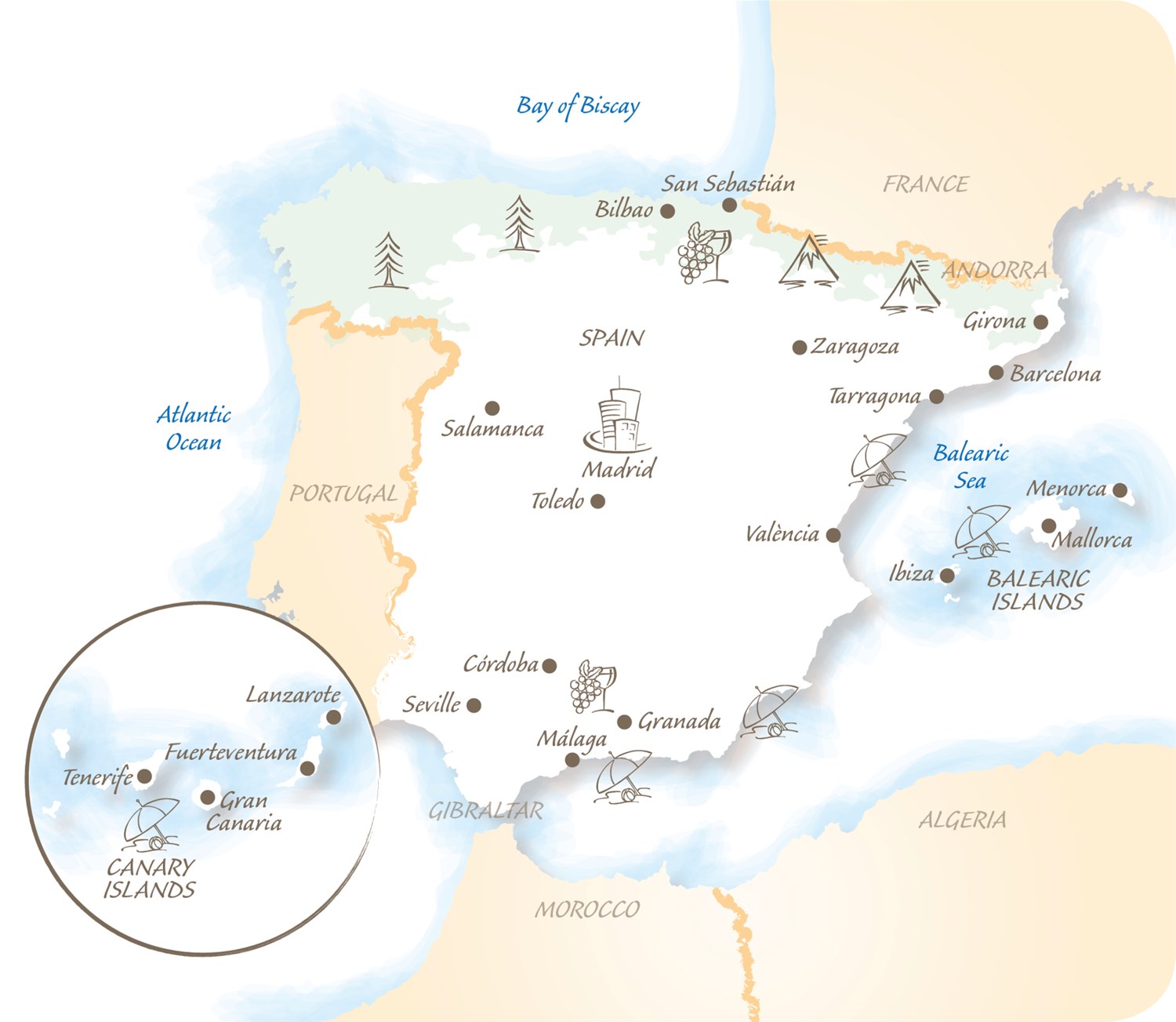 Spain map