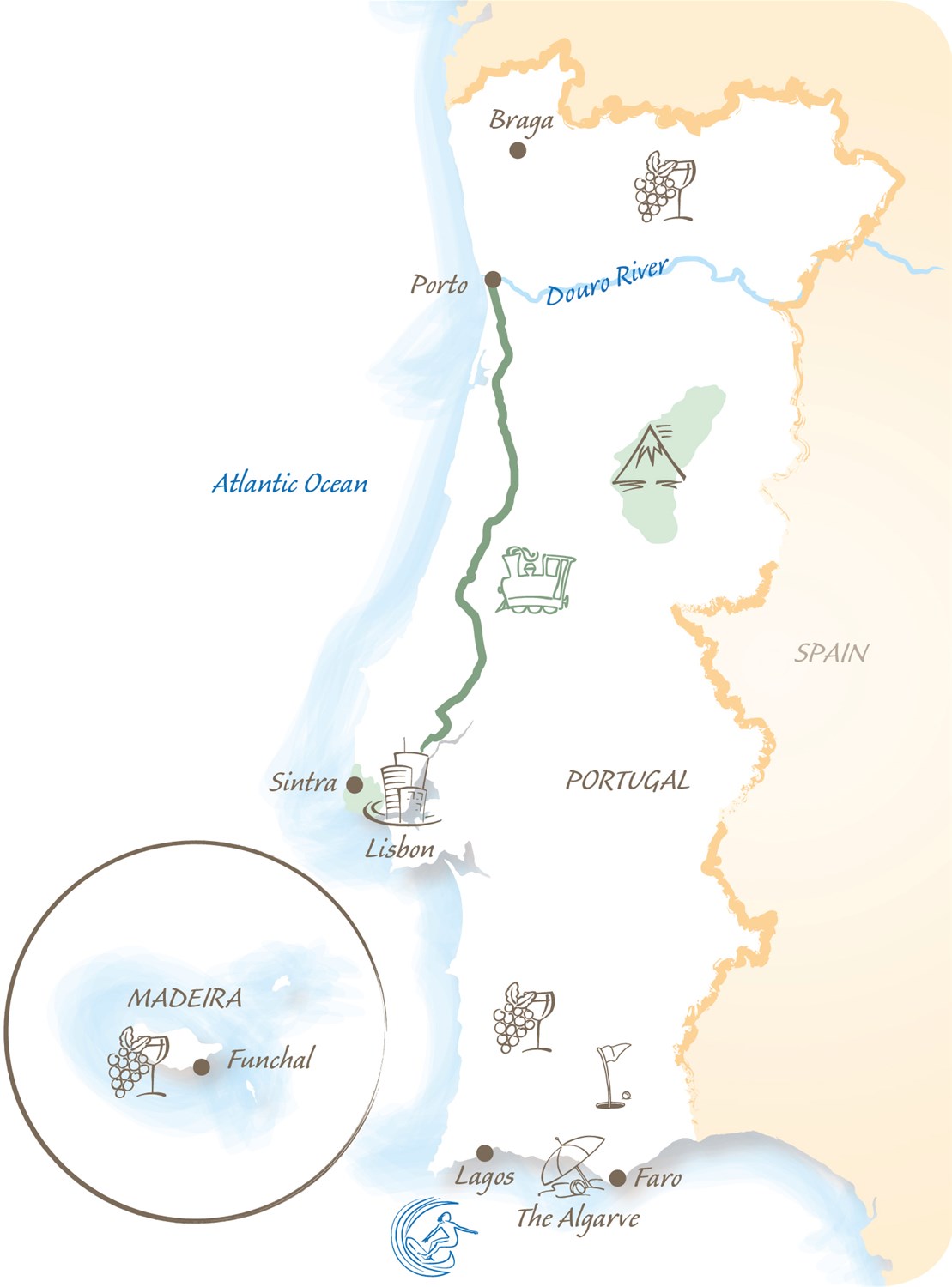 Portugal map