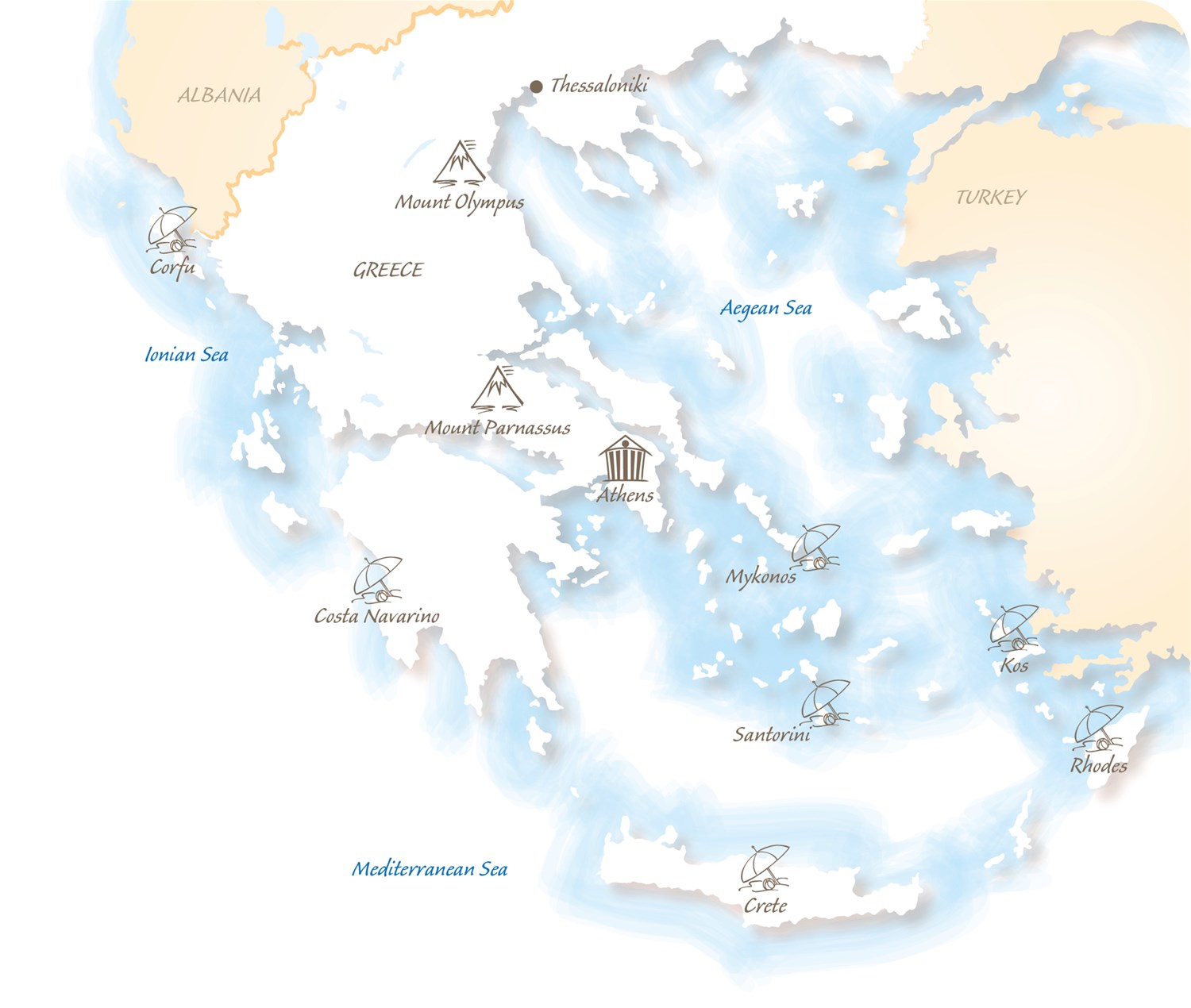 Greece map