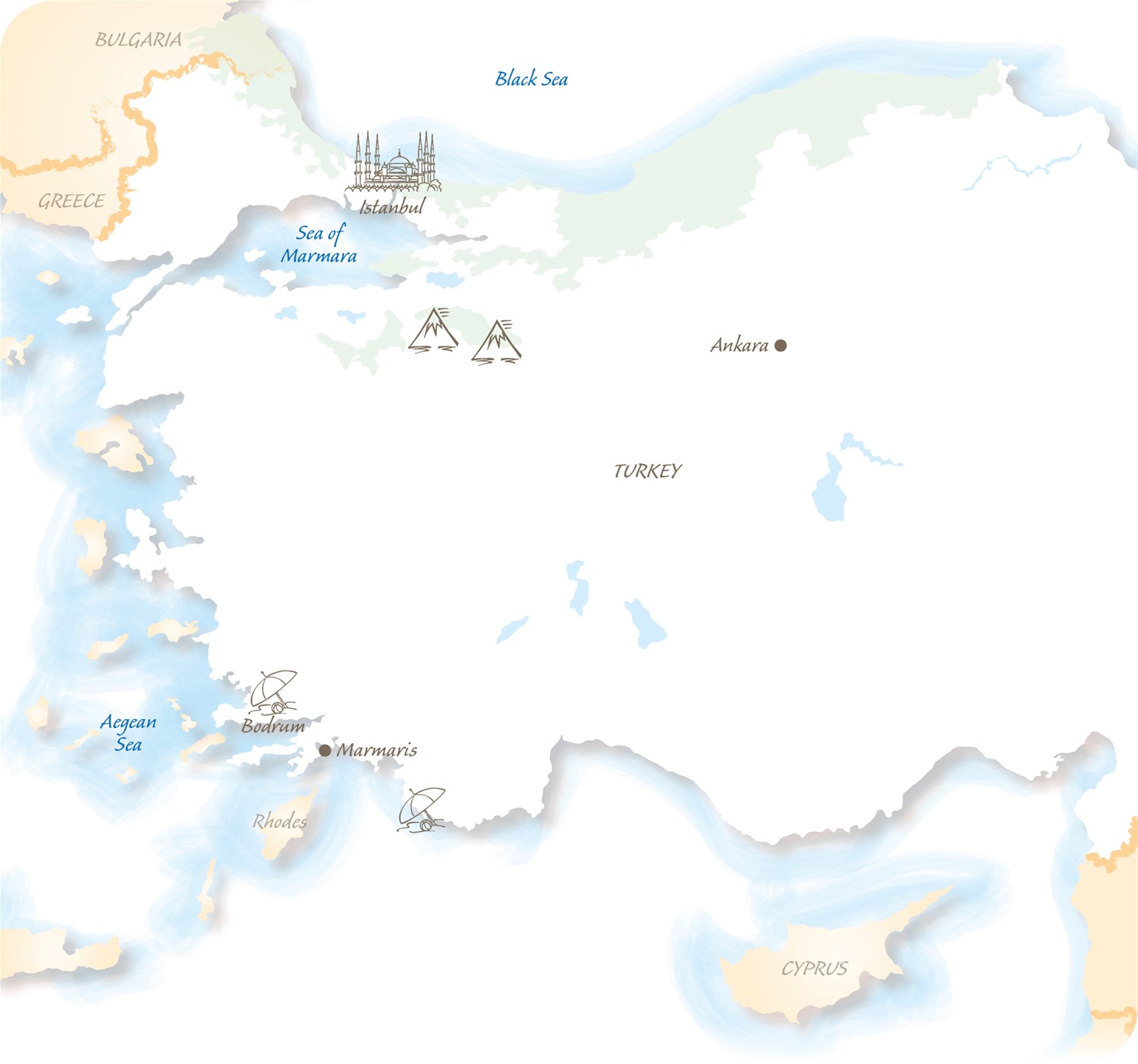 Turkey map