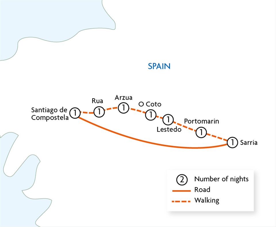 Highlights of the Camino de Santiago Highlights of the Camino de Santiago