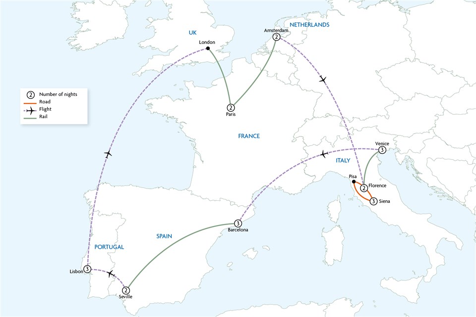 Grand Tour Of Europe Trailfinders