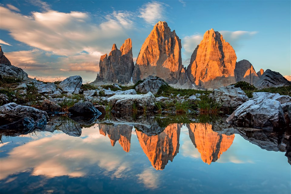 Italy's Mountains and Lakes in Winter