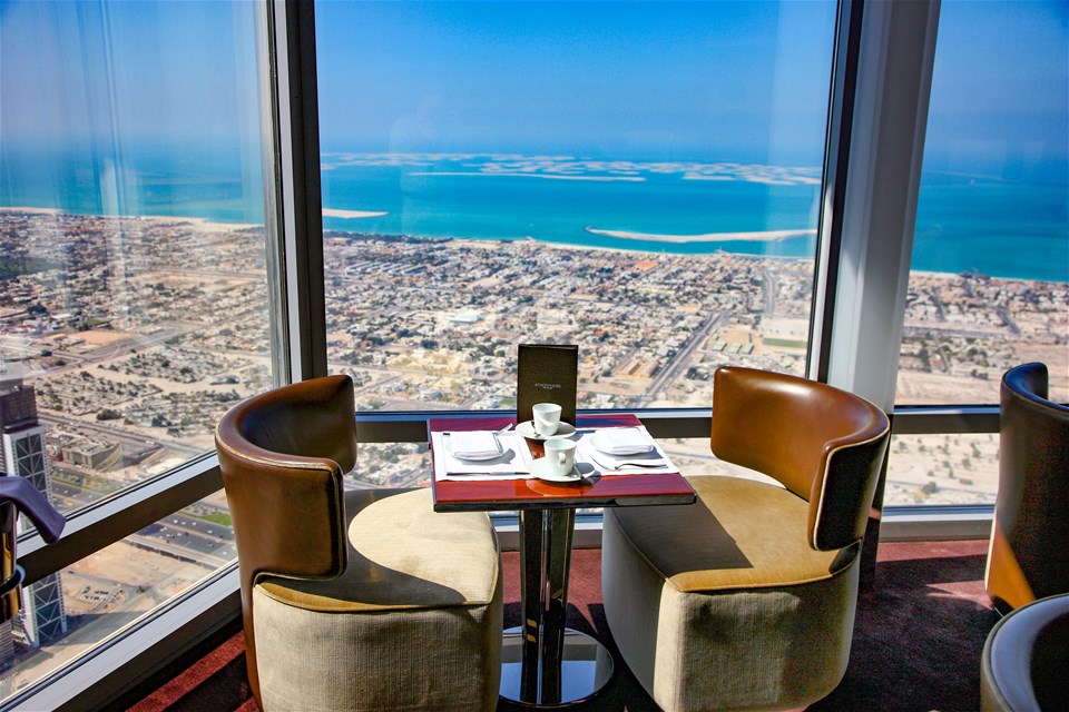 High Tea at Burj Khalifa (window table)