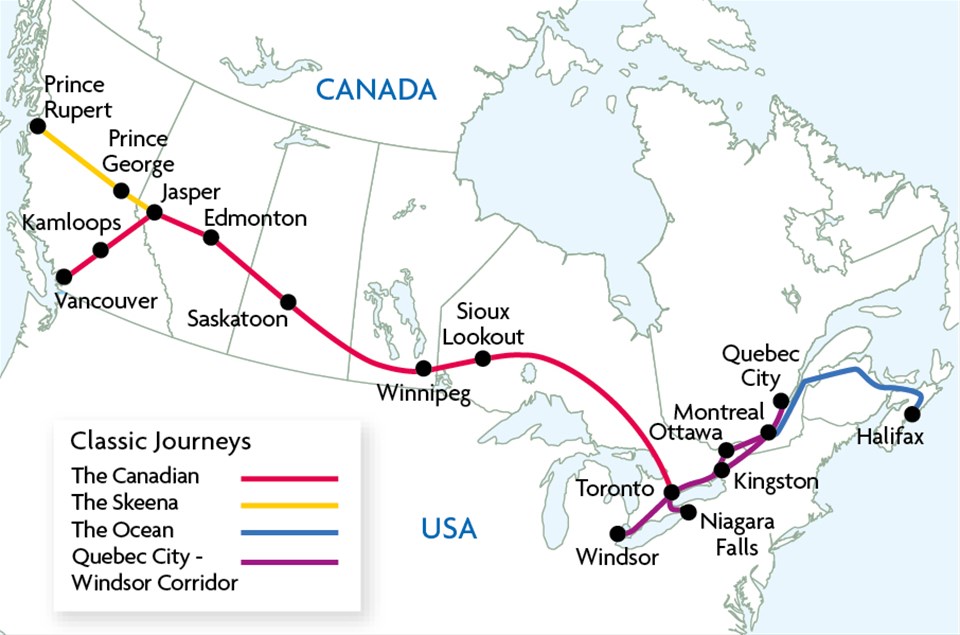 The Ocean - VIA Rail Journey Tour | Trailfinders