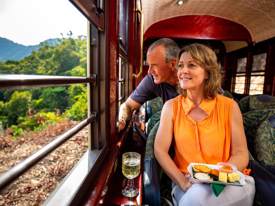 Kuranda, Scenic Rail Gold Class & Skyrail