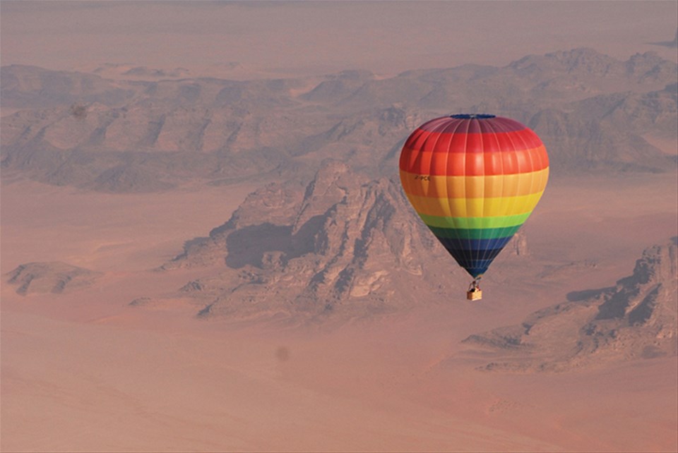 Ballooning at Wadi Rum