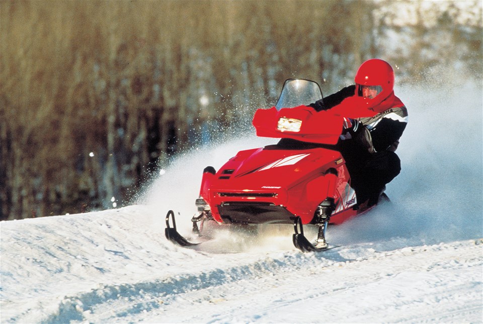 Snowmobiling