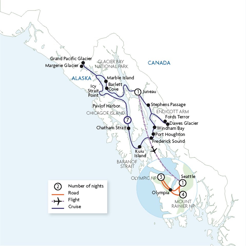 Alaska Small Ship & Pacific Northwest Adventure Alaska Small Ship & Pacific Northwest Adventure