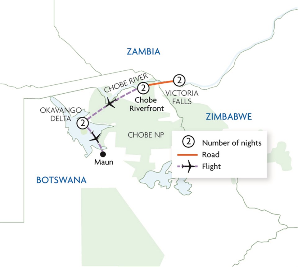 Best of Botswana & Victoria Falls Best of Botswana & Victoria Falls