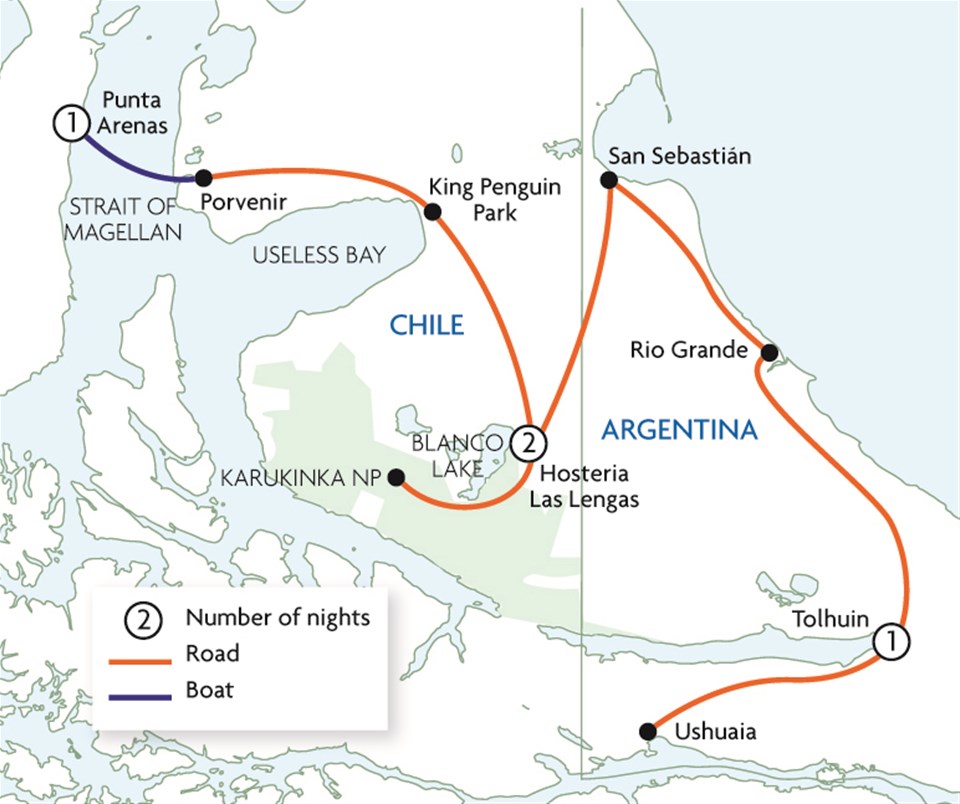 Tierra del Fuego Extension Tierra del Fuego Extension