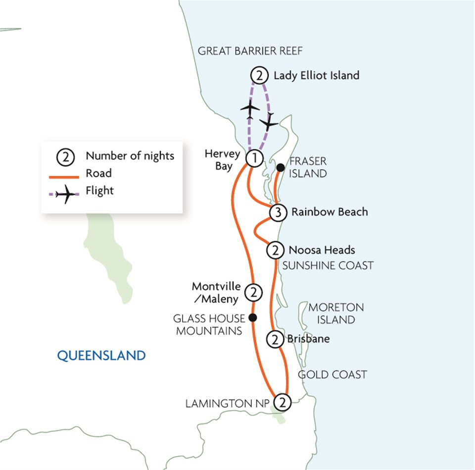 Queensland Coast & Hinterland Queensland Coast & Hinterland