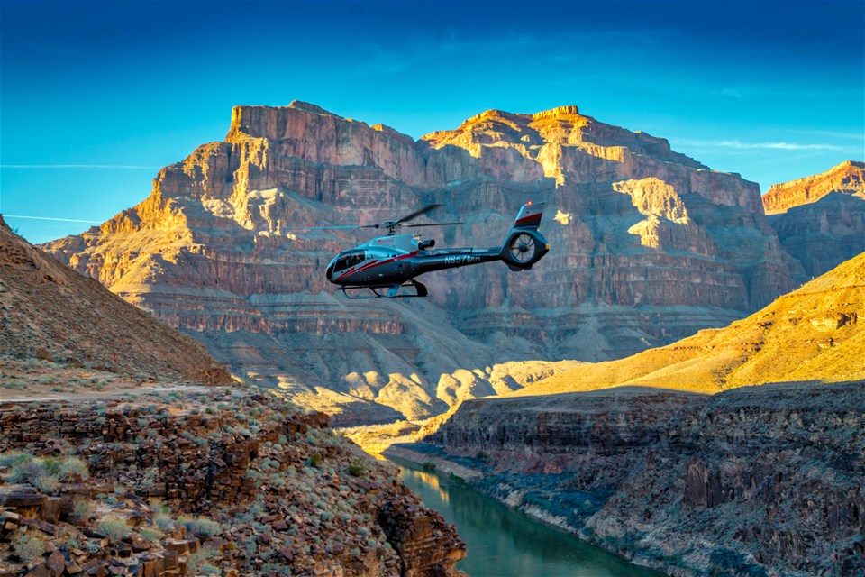 Wind Dancer Sunset Helicopter Tour with Grand Canyon Landing