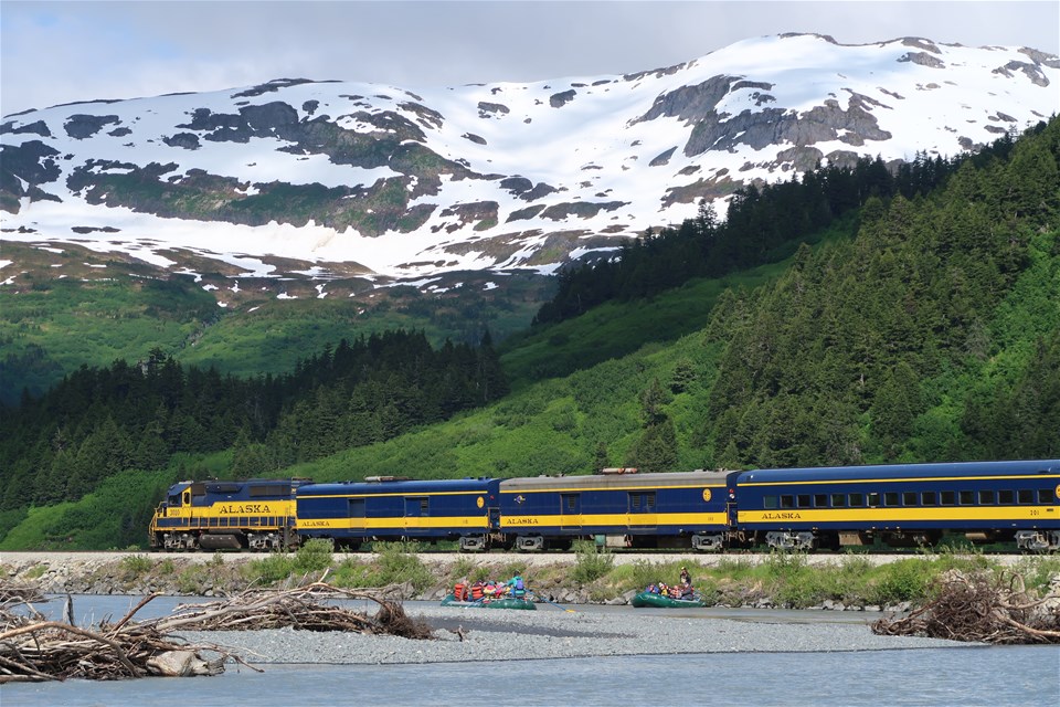 Alaska Railroad - Glacier Discovery Train