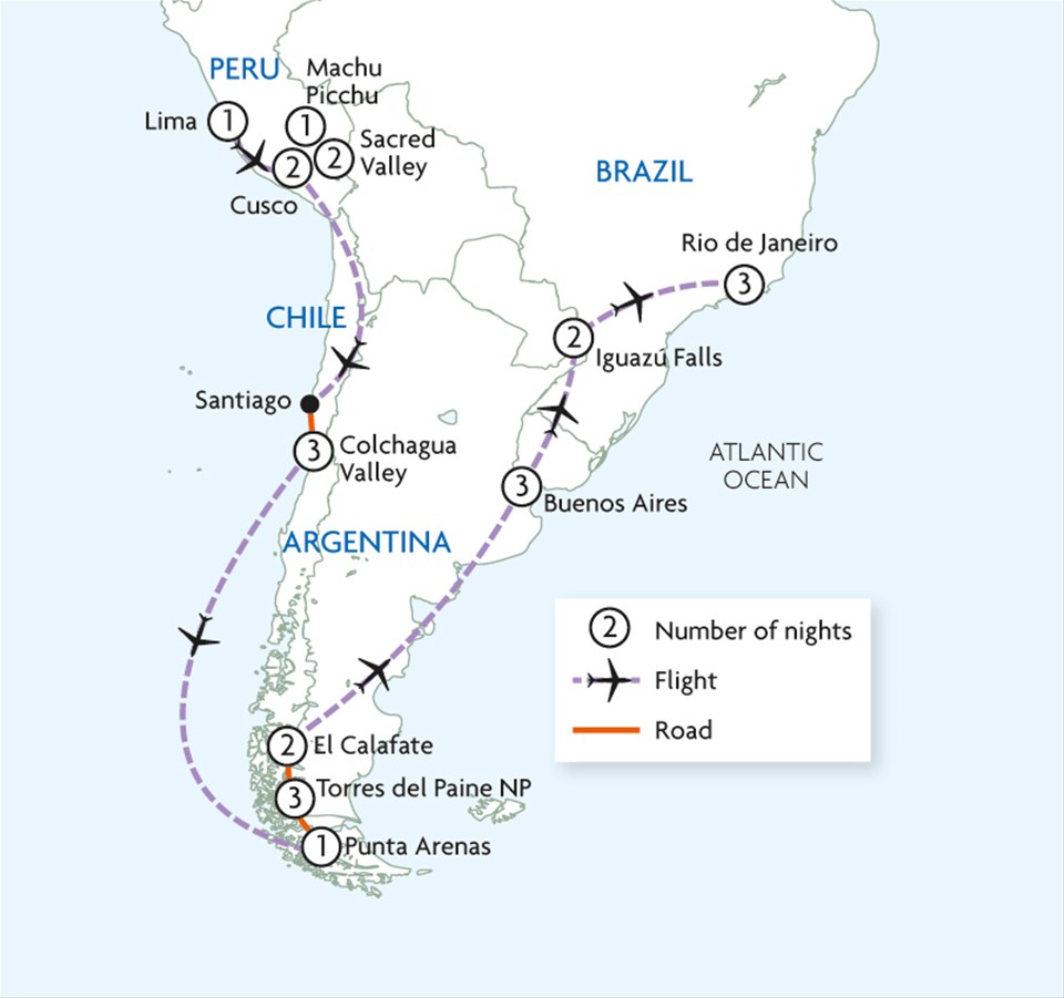 trailfinders south america tours