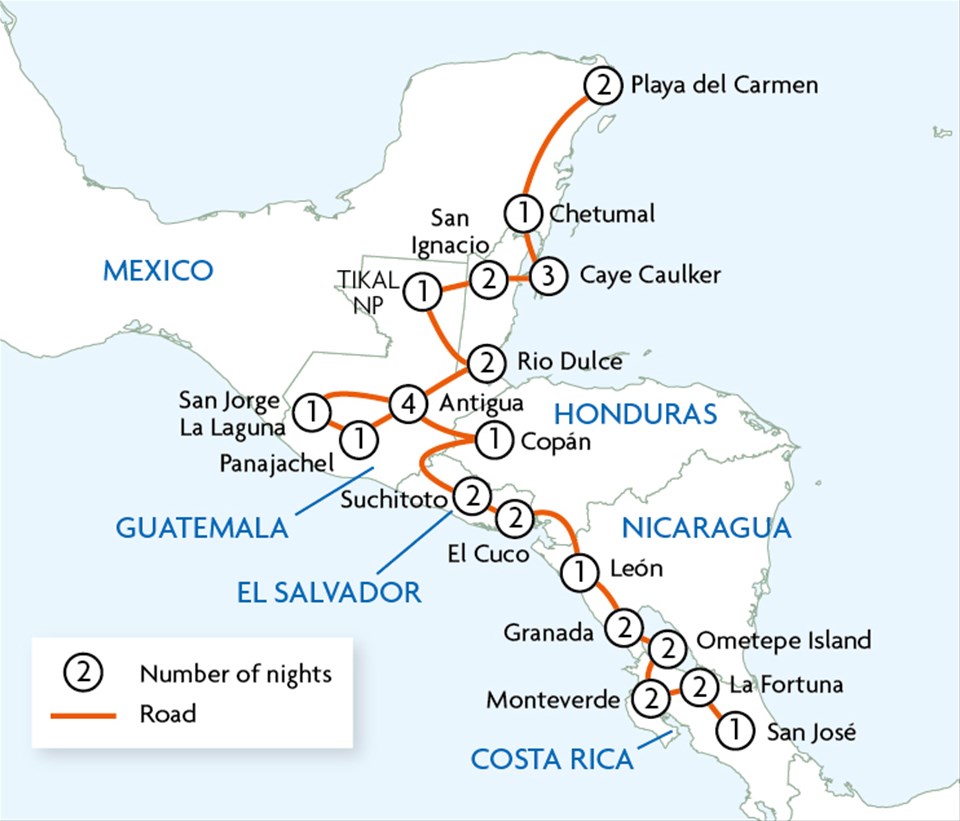 trailfinders central america tours