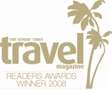 The Sunday Times Travel Magazine Readers' Awards 2008
