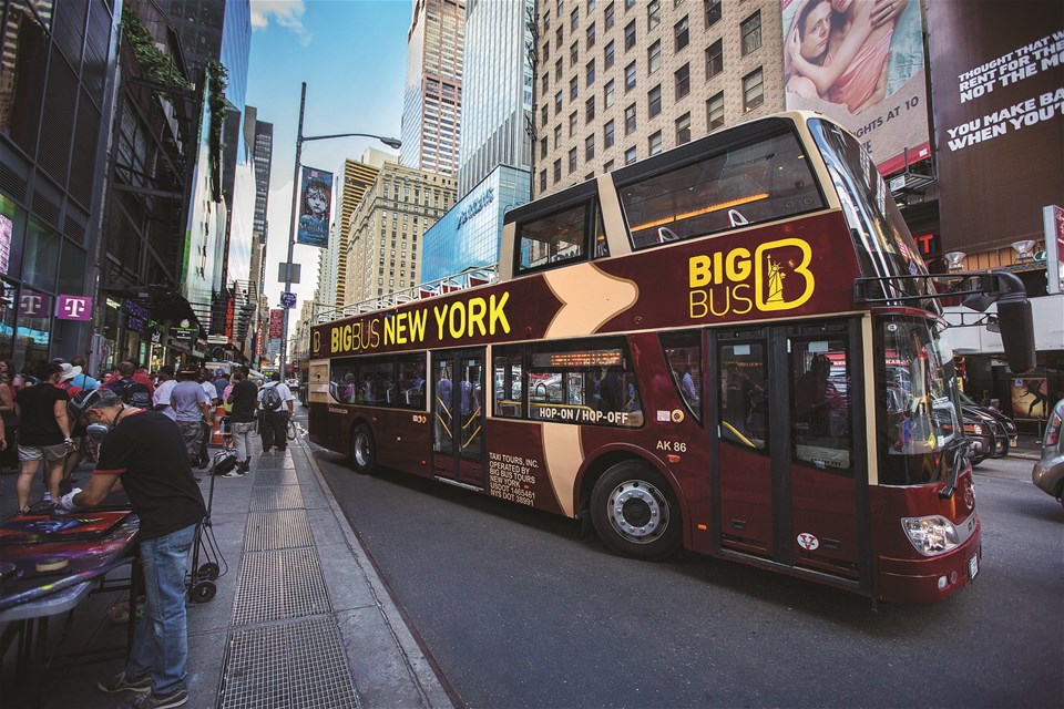 New York Hop-on Hop-off Bus Tour