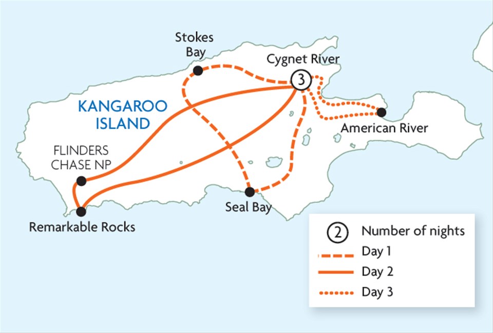 map of itinerary