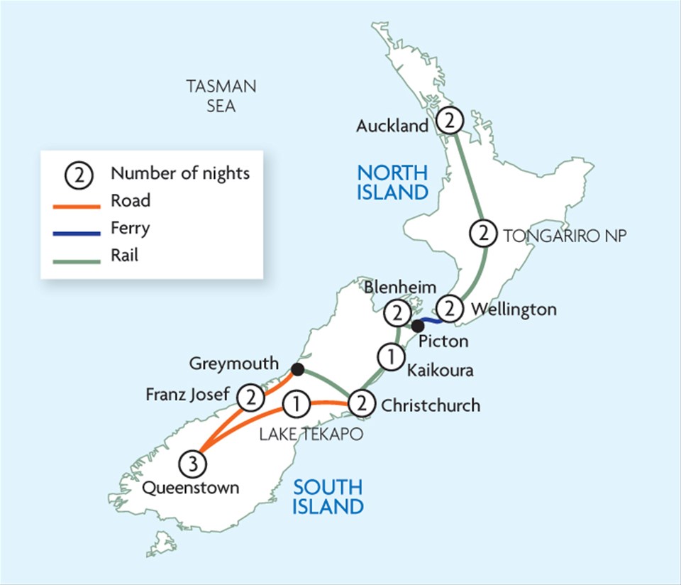 New Zealand by Rail | Trailfinders