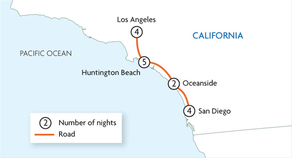 trailfinders california tour