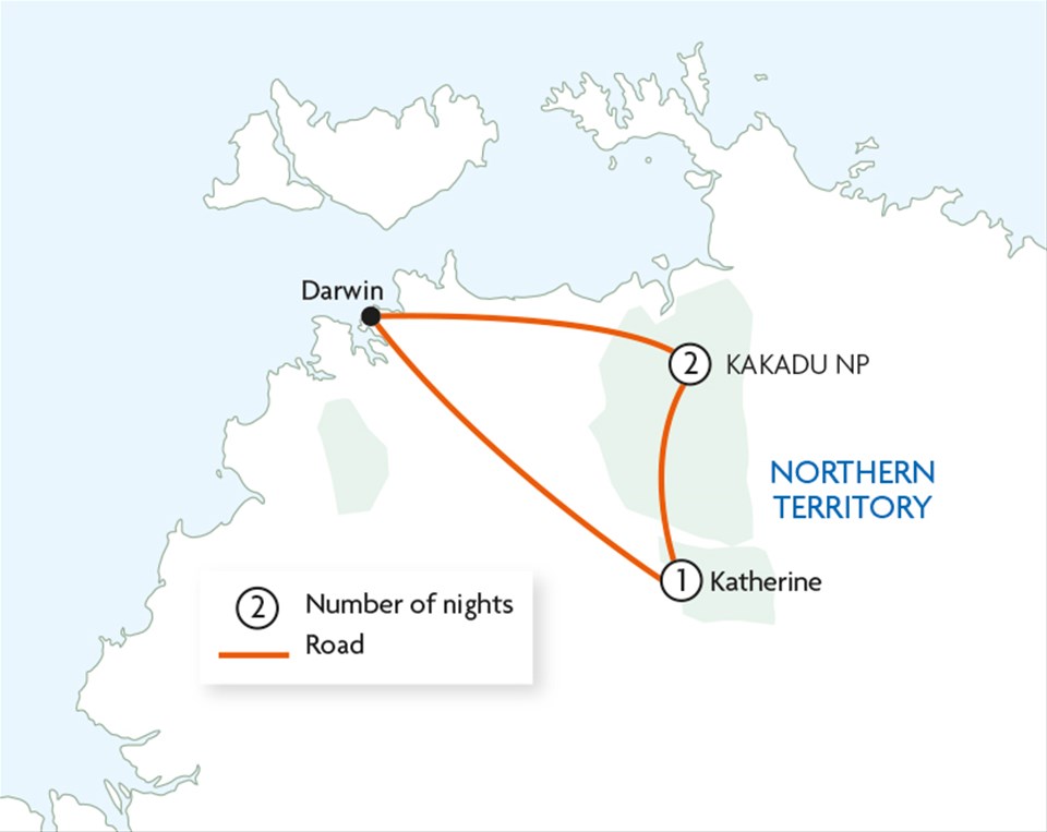 map of itinerary