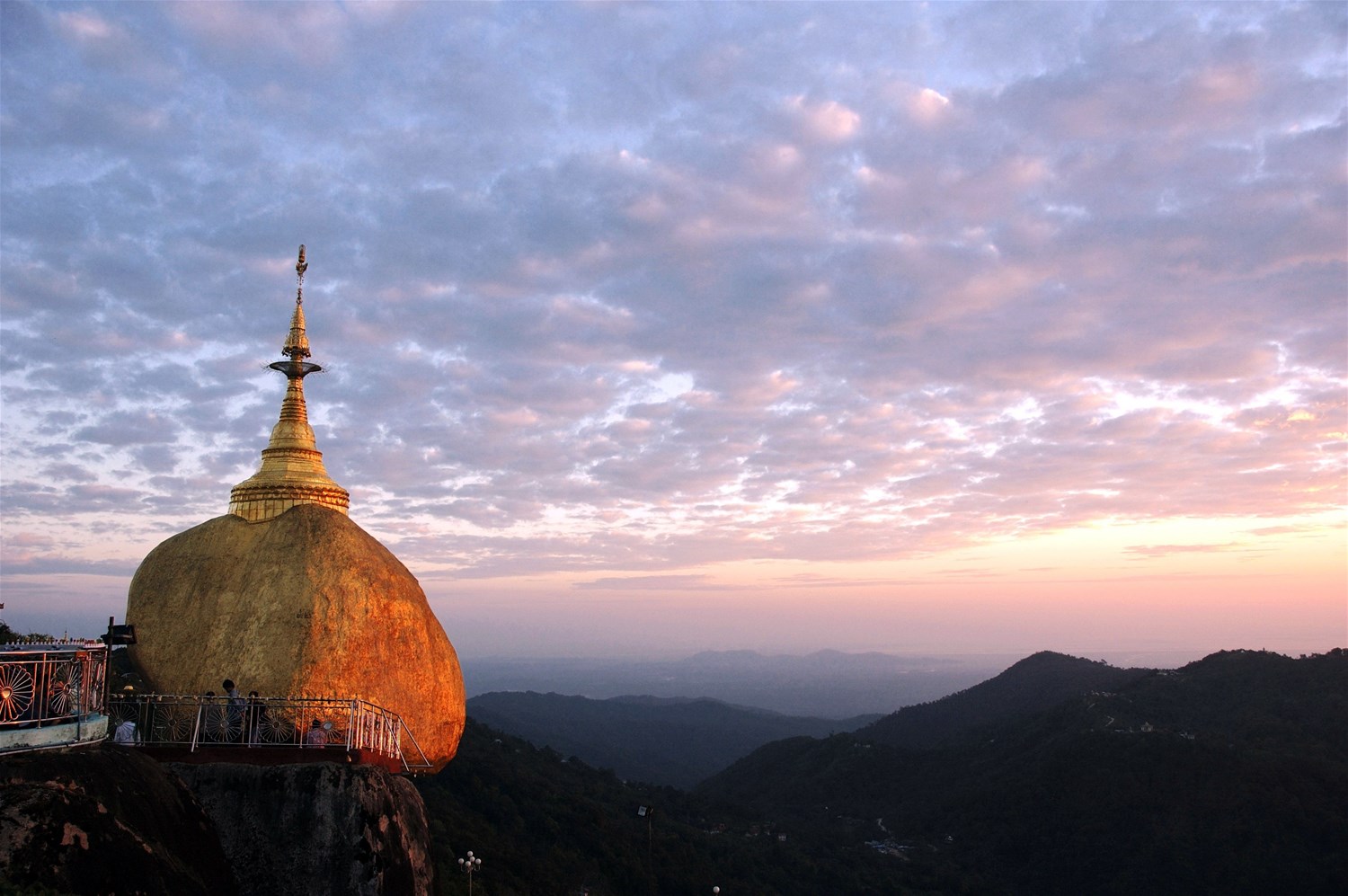 Golden Rock Pagoda by Train