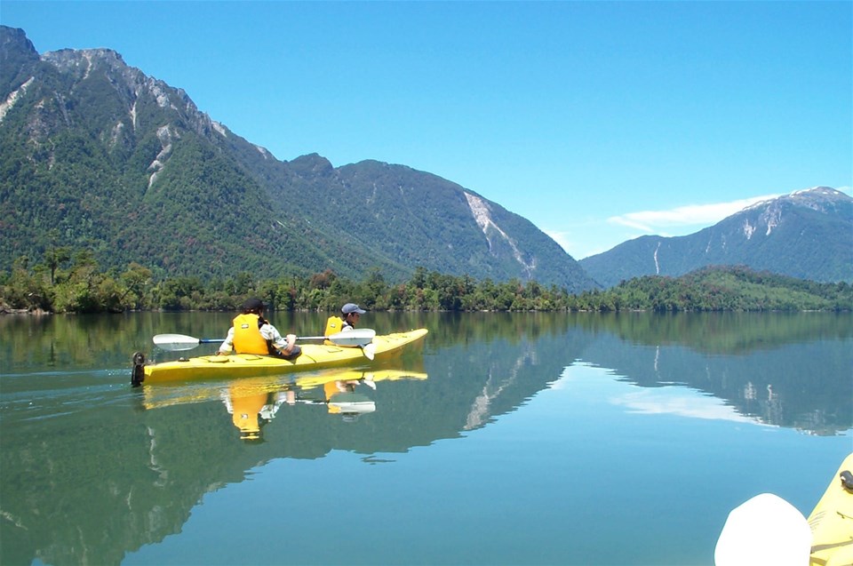 Kayaking in the Lake District, Puerto Varas