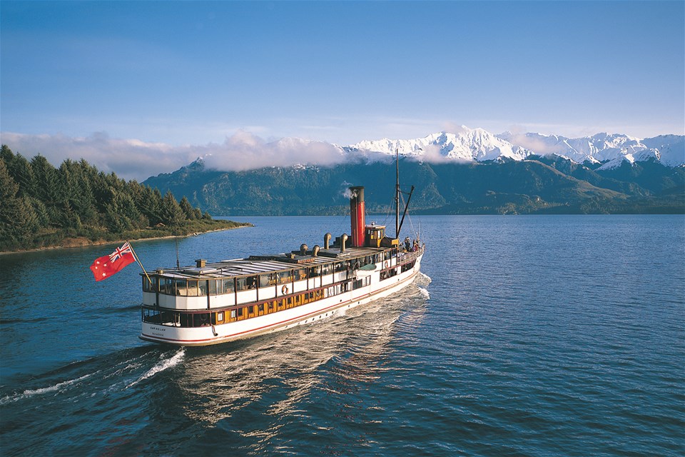 Walter Peak Farm by Vintage Steamship with Barbecue