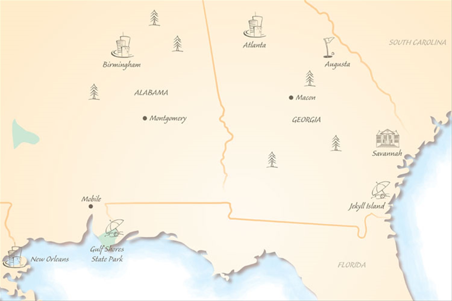 Holidays in & Alabama Trailfinders