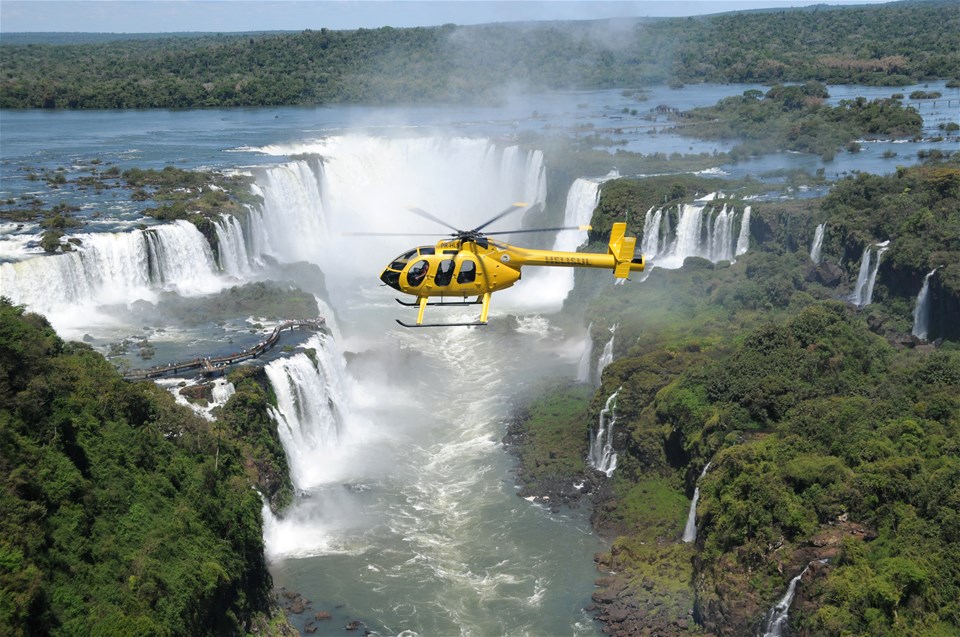 Helicopter Flight over Iguazu Falls