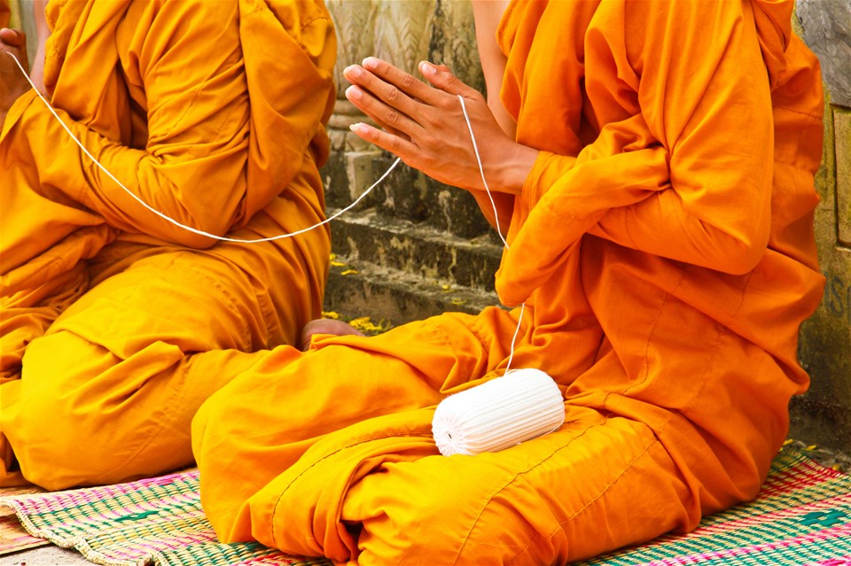 Baci Blessing Ceremony - Vientiane