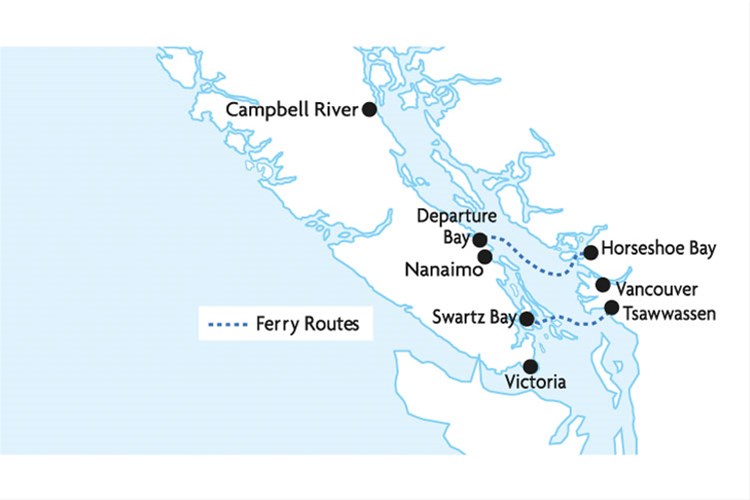 map of itinerary